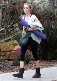 Heather Graham leaves yoga class in Santa Monica 2/8/13 