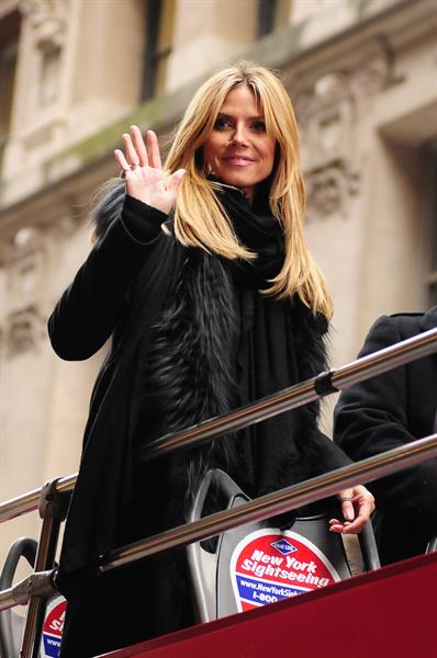Heidi Klum at the filming of 'Germany's Net Top Model' in New York City 06.02.13