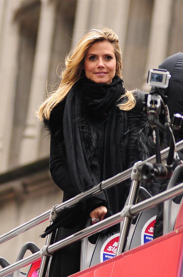 Heidi Klum at the filming of 'Germany's Net Top Model' in New York City 06.02.13