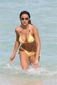 Emmanuelle Chriqui Bikini candids in Miami, 29 Aug 2013 