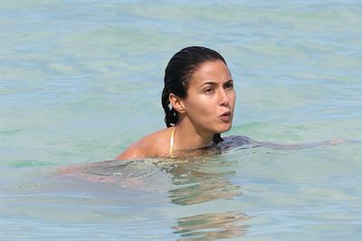 Emmanuelle Chriqui Bikini candids in Miami, 29 Aug 2013 