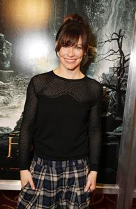 Evangeline Lilly 'The Hobbit: The Desolation of Smaug' Worlwide Fan Event in Los Angeles on Nov. 4, 2013 
