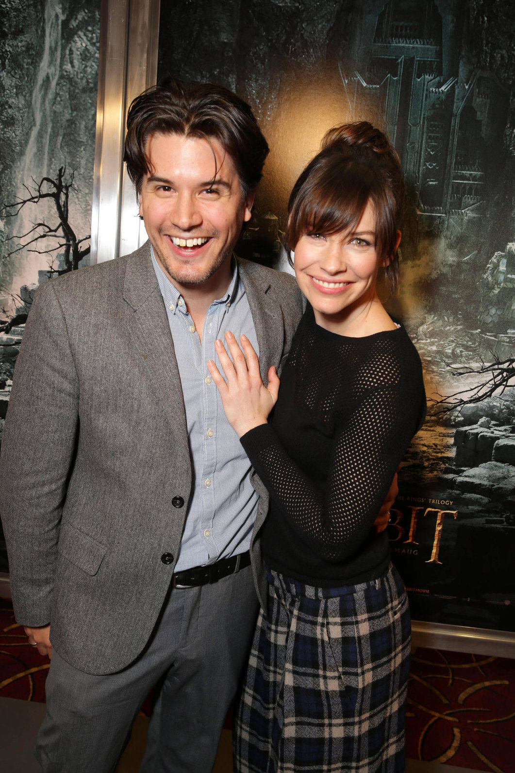 Evangeline Lilly Pictures Evangeline Lilly 'The Hobbit: The Desolation of Smaug' Worlwide Fan Event in Los Angeles on Nov. 4, 2013