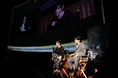 Evangeline Lilly 'The Hobbit: The Desolation of Smaug' Worlwide Fan Event in Los Angeles on Nov. 4, 2013 
