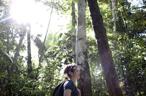 Gemma Arterton Visits Sky Rainforest Rescue, 01 Jul 2011 