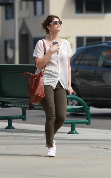 Gemma Arterton enjoys a stroll in Los Angeles on March 30, 2013