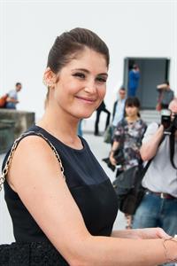Gemma Arterton attending Christian Dior show during Paris Haute Couture Fashion Week - July 1, 2013 