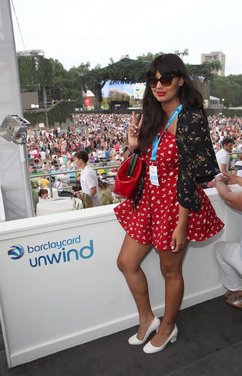 Jameela Jamil Barclaycard British Summer Time Concert in London, Jul. 14, 2013 