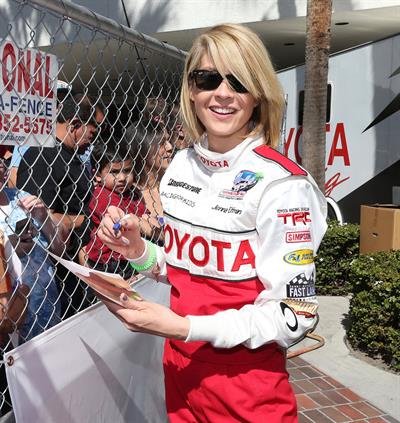 Jenna Elfman 8th Annual Toyota Pro/Celebrity Race-Practice Day 09-04-2013 