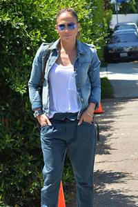 Jennifer Lopez leaves a private party in Brentwood on August 10, 2014