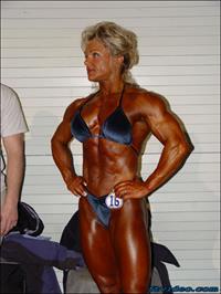 Lisa Aukland in a bikini