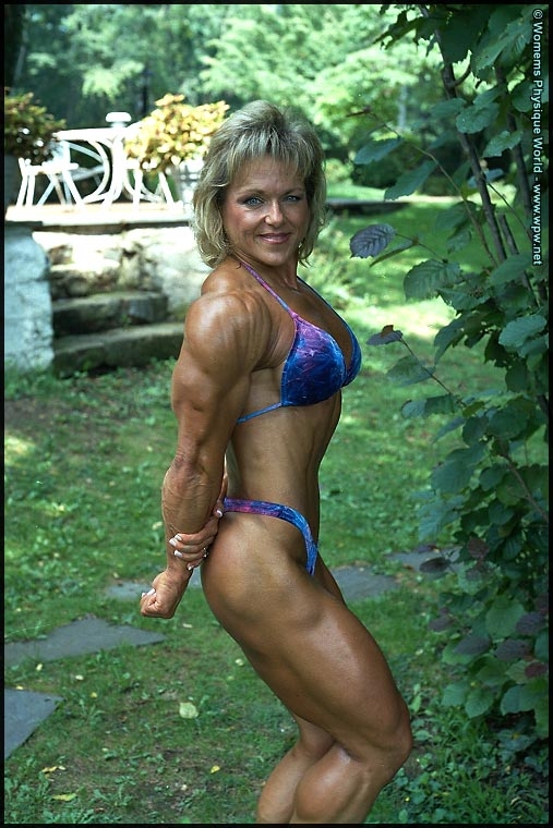 Lisa Aukland in a bikini