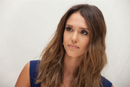 Jessica Alba at a press conference for Sin City: A Dame to Kill For at the Four Seasons Hotel in Bevely Hlls on August 2, 2014