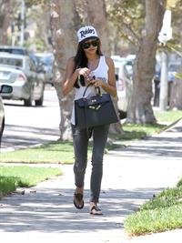 Naya Rivera on her way to a friends house in West Hollywood August 05, 2014