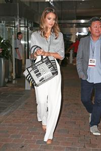 Jessica Alba out and about in NYC August 05, 2014