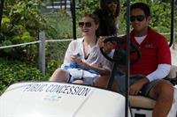 Chloe Grace Moretz candids in a Black Bikini in Miami Beach