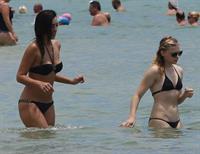 Chloe Grace Moretz candids in a Black Bikini in Miami Beach
