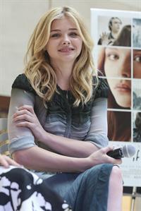 Chloe Grace Moretz attends a QA session Promoting  If I Stay in Seattle 