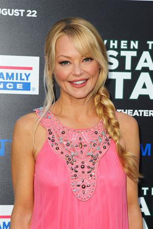 Charlotte Ross at the premiere of When The Game Stands Tall on August 4, 2014