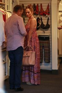 Jennifer Lopez and Leah Remini shopping at Fred Segal in Los Angeles on July 30, 2014