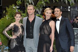 Charlize Theron and Kristen Stewart at the  Snow White And The Huntsman  World Premiere, May 14, 2012
