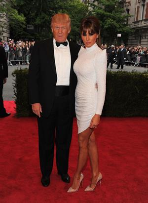 Melania Trump at the Metropolitan Museum of Arts Costume Institute Gala