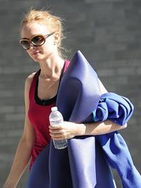 Heather Graham at yoga class in LA 7/31/13 