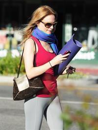 Heather Graham at yoga class in LA 7/31/13 
