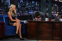 Heidi Klum on Late Night with Jimmy Fallon in New York on September 4, 2013