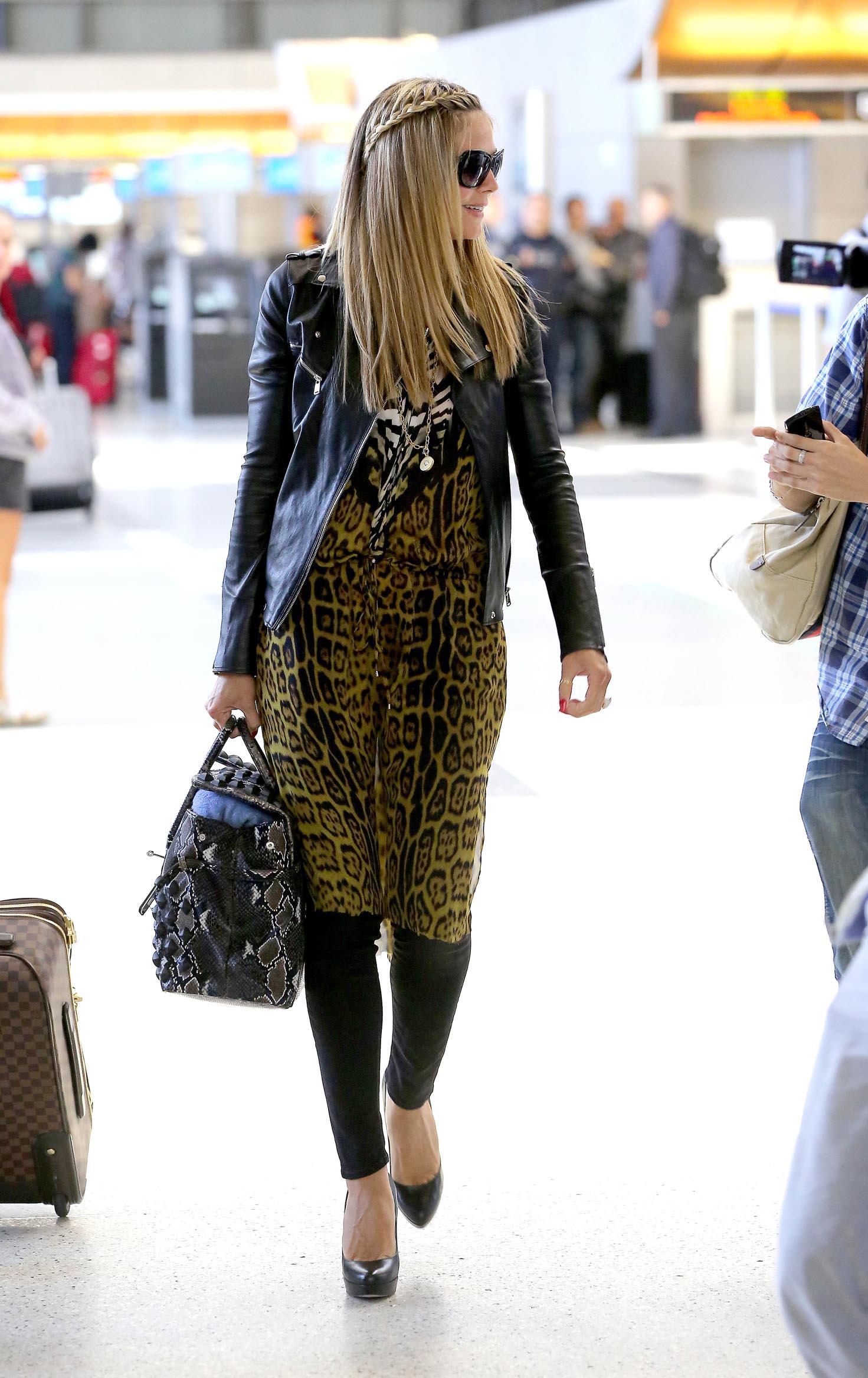 Heidi Klum Departs LA Airport in Los Angeles (May 22, 2013) 