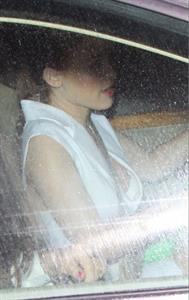 Holland Roden nip slip in Hollywood 4/27/13  