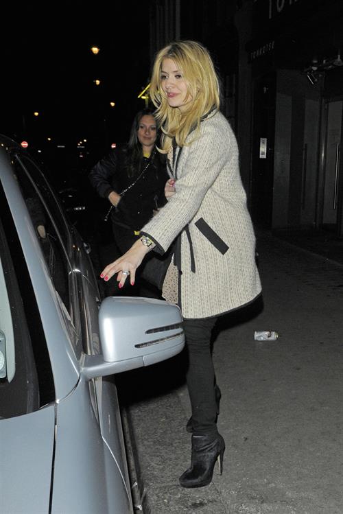 Holly Willoughby Groucho Club London - March 15, 2013 