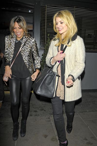 Holly Willoughby Groucho Club London - March 15, 2013 