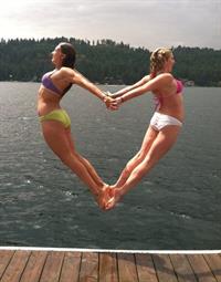 Anonymous in a bikini