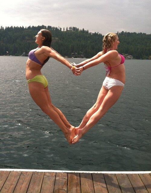 Anonymous in a bikini