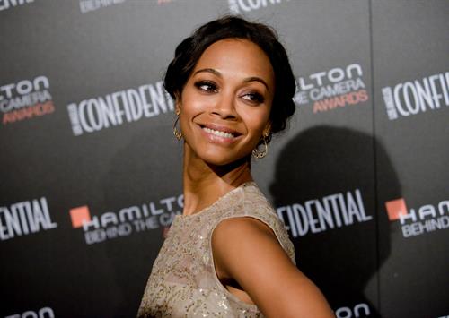 Zoe Saldana Hamilton Behind The Camera Awards - 7th Annual - Los Angeles, Nov. 10, 2013 