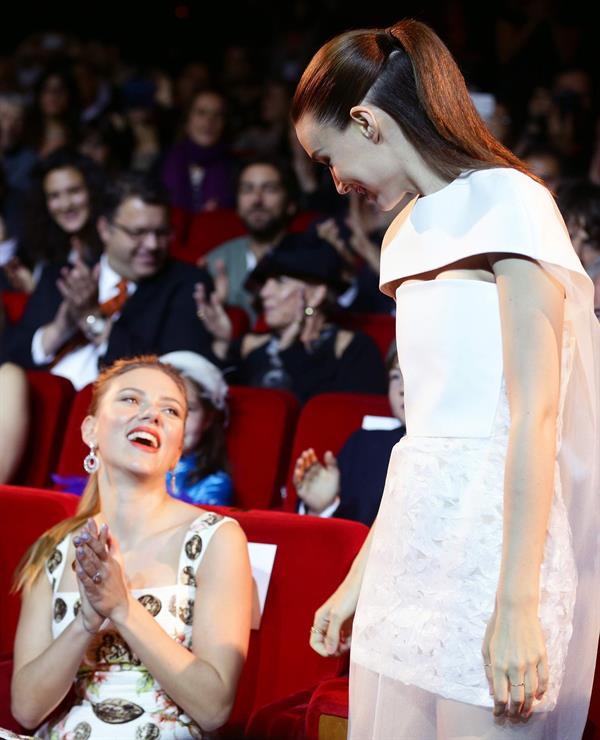 Scarlett Johansson premiere of 'Her' during the 8th Rome Film Festival November 10, 2013 