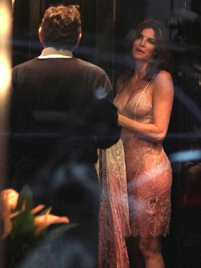 Stephanie Seymour – at a lingerie store in Italy 10/22/13  