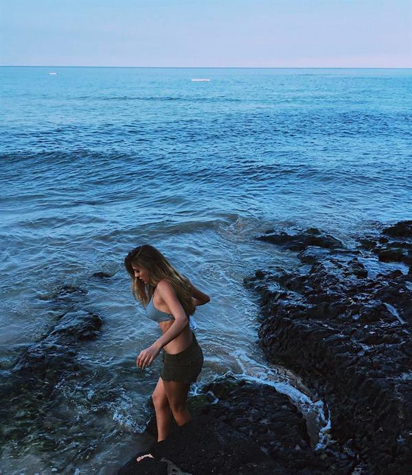 Sophia Rose Stallone in a bikini