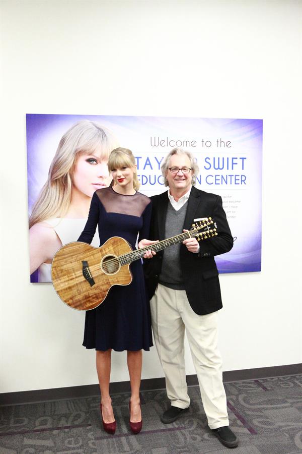 Taylor Swift Opening of the Taylor Swift Education Center in Nashville, October 12, 2013 