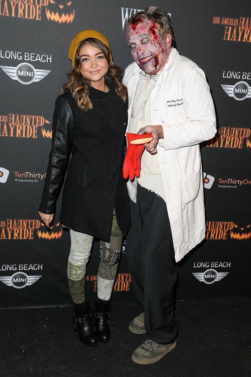 Sarah Hyland 5th Annual LA Haunted Hayride VIP Premiere Night in Los Angeles, October 10, 2013 