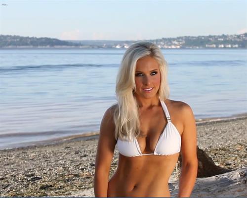 Melanie Lianne Brown in a bikini