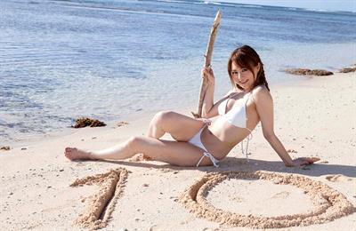 Akiho Yoshizawa in a bikini