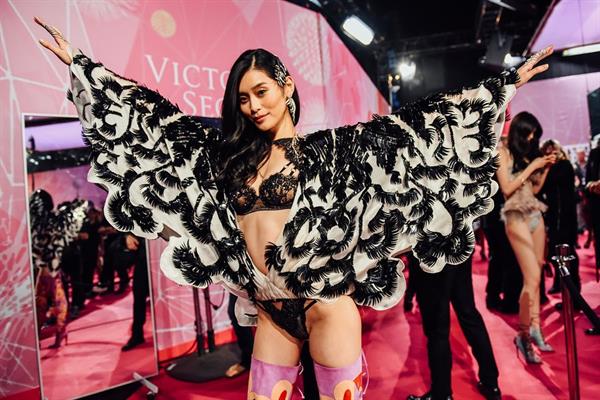 Ming Xi in lingerie