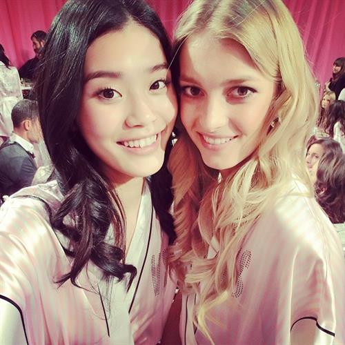 Ming Xi taking a selfie