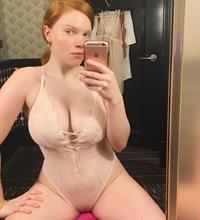 Levi Coralynn in a bikini taking a selfie