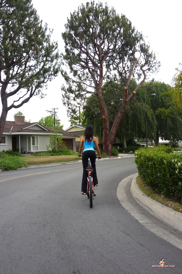 Denise Milani Snapshots - Bicycle