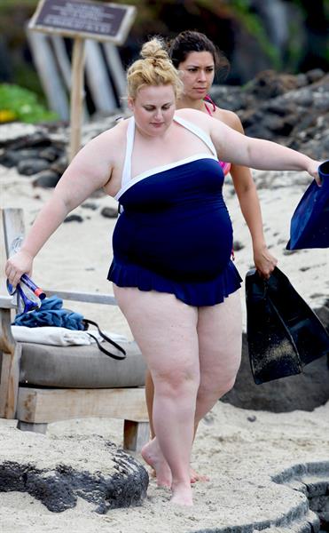 Rebel Wilson in a bikini