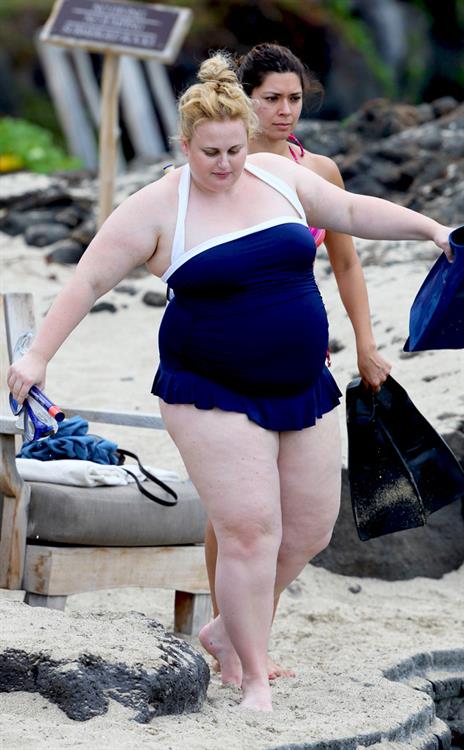 Rebel Wilson in a bikini