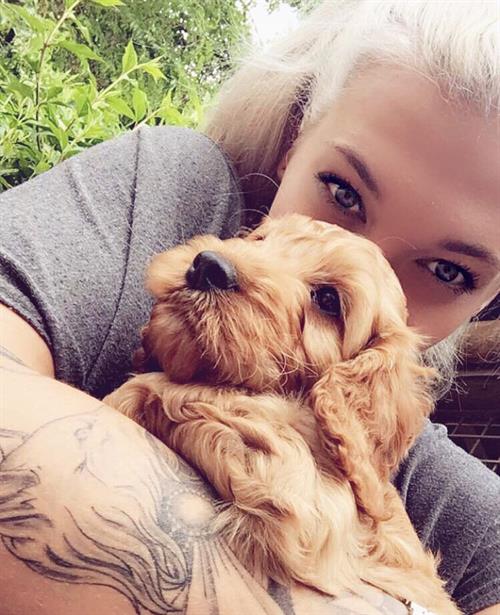 Rowan Cheshire taking a selfie